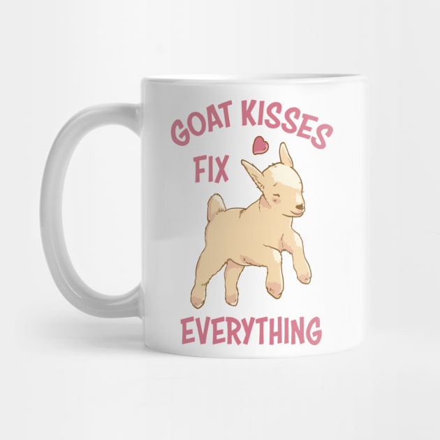 Spread Love and Laughter with Our Goat Kisses Fix Everything by star trek fanart and more